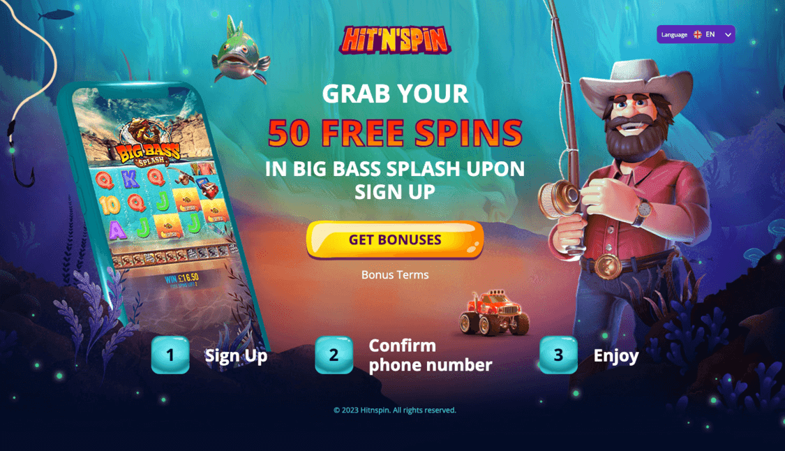HitnSpin 50 Free Spins